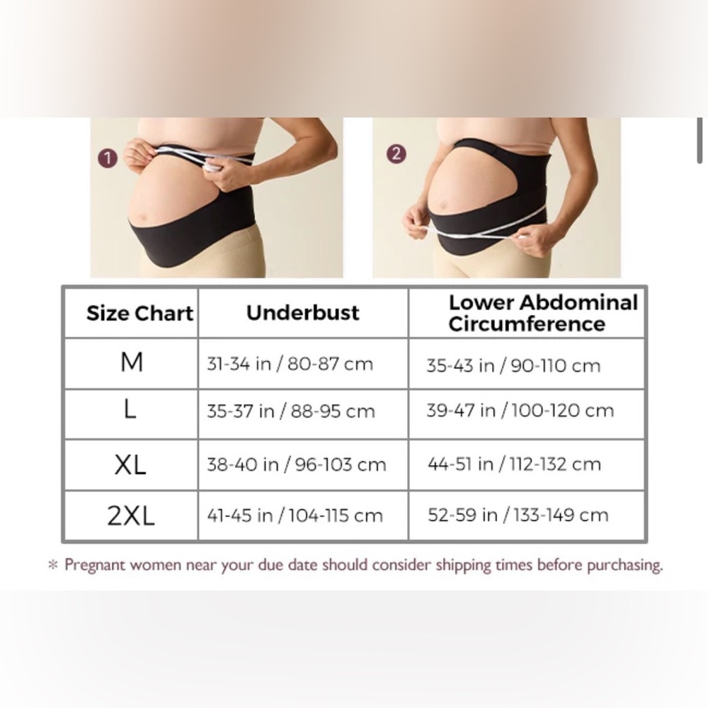 MomCozy Belly Band - Black - Picture 6 of 6